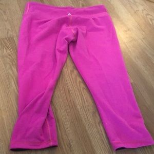 Pink and black reversible lululemon leggings